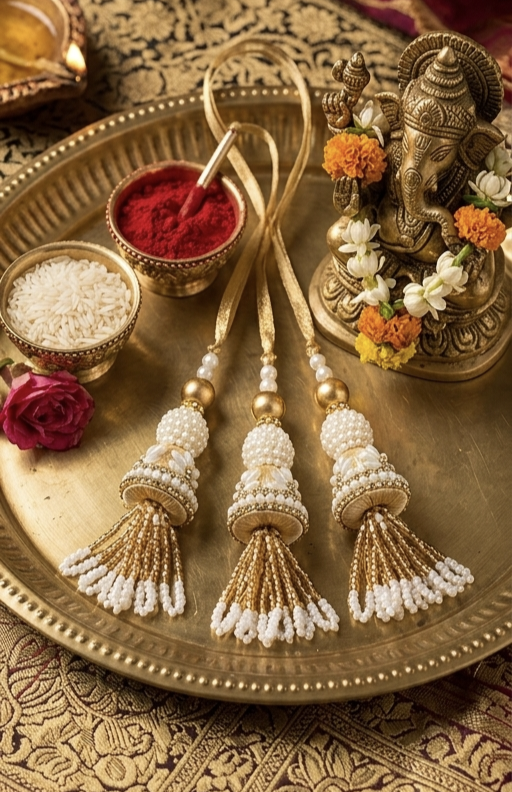 Lumba Rakhi (Pair of 3)