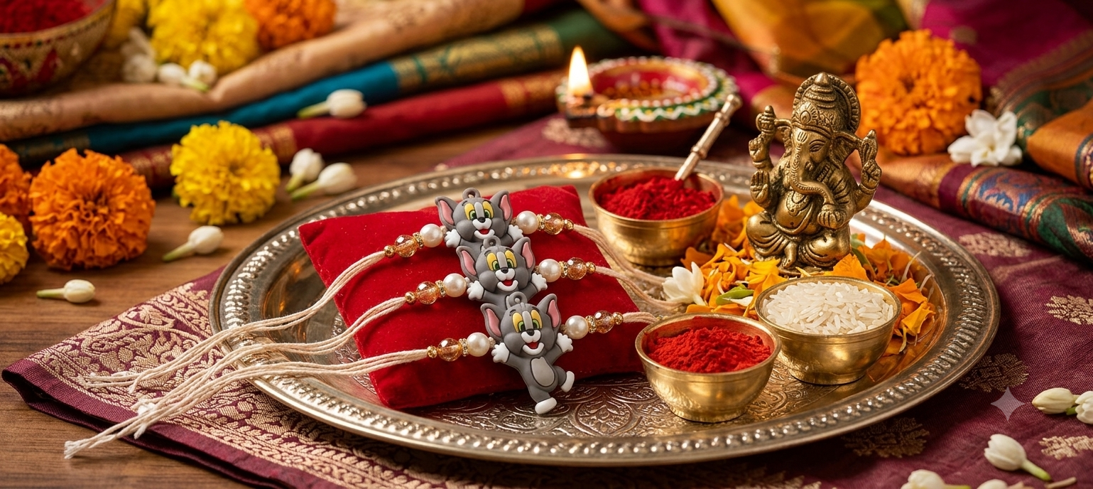 Kids Rakhi (Pair of 3)