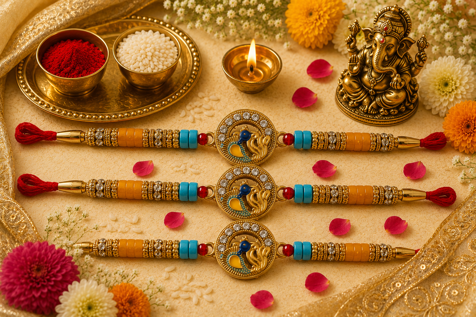 Rakhi(Pair of 3)