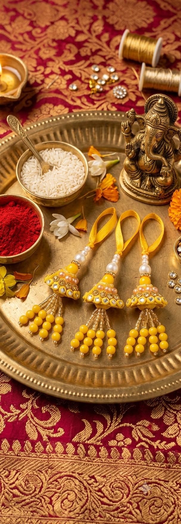 Lumba Rakhi (Pair of 3)